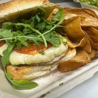 Pesto Turkey Burger **